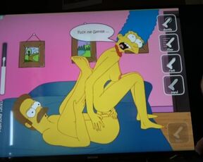 The Simpsons, Marge And Flanders Anime Hentai UNCENSORED By Seeadraa Ep 373