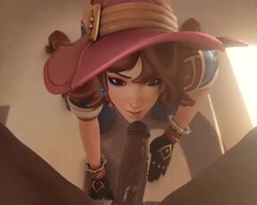 Overwatch ashe blowjob of infinite time