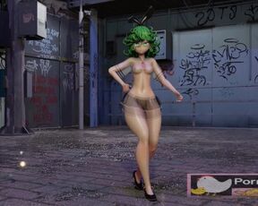 mmd r18 Bunny Style Tatsumaki sexy bitch princess cum swallow for the king goblin 3d hentai