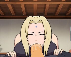 Tsunade Thick Thighs Fucked In Dress And DeepThroat Cum In Mouth - Hole House