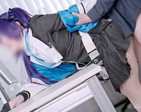 Hayase Yuka | Blue Archive Cosplay OfficeLove Hentai creampie compilation