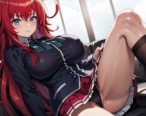 4K AI Hentai Arts #28 — Rias Gremory | High School DxD | Red Hair | Anime Arts | Big Boobs