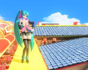 Hatsune Miku - Cute Dance (Boobs Physics) (3D HENTAI)