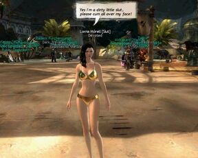 Lorna Morell is public cum slut in Guild Wars 2