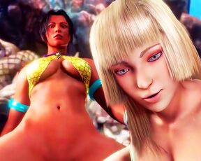 You Fuck A Big Breast Tekken Waifu While Another Creepy Big Breast Slut Breathes Deeply In your Face