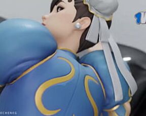 Chun-Li POV anal creampie