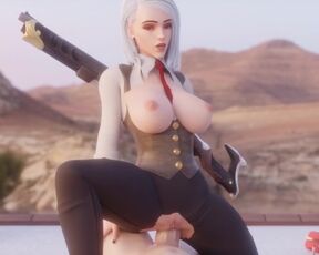 Ashe 3D POV overwatch porn (loop)