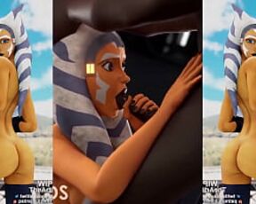 Ahsoka Blacked PMV SplitScreen