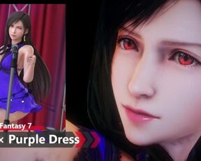 Final Fantasy 7 - Tifa (New Version) × Purple Dress - Lite Version