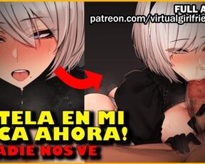 Novia caliente TE SUCCIONA hasta las BOLAS en el HOSPITAL [mamada/deepthroat] ASMR Audio Hentai