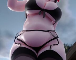 Mei Lingerie Belly Inflation