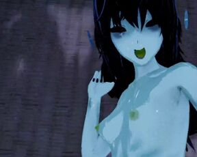 POV Creepy Ghost Waifu Takes a Huge Load VR