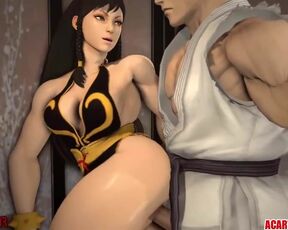 Horny and naughty Chun Li pussy rammed well