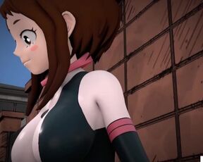 Uraraka and Midoriya sex on a mission