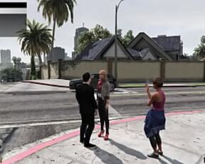 Me follo a peatonas en plena calle (GTA 5)