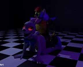 FNAF Vanny fucked by Gator