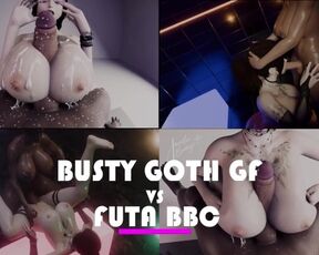 Futa BBC vs Busty Goth GF - Round 2