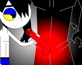 EMO FEMBOY JERKS DEVIL DICK OFF! animation