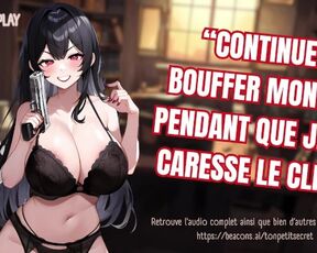 ROLEPLAY ASMR: CONTINUE A BOUFFER MON CUL PENDANT QUE JE ME CARESSE LE CLITO