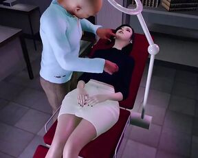 3D Hot Asian Wife Cheating with Her Doctor