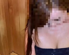 Japanese Femdom Amateur bathroom POV Hentai