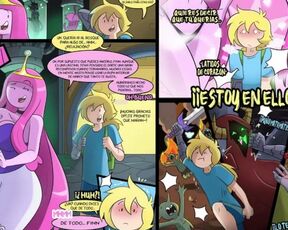 Princess Bubblegum fulfills Finn's sexual fantasy