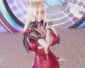 [MMD] SUNMI - TAIL Ahri Sexy Kpop Dance League of Legends Hentai Uncensored 4K 60FPS