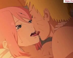 Naruto x Sakura First Time Sex Konoha Night Hentai