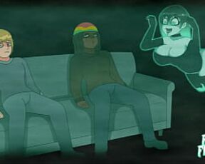 Ella The Ghost Fucks 2 Stoners- Commission - 1080p